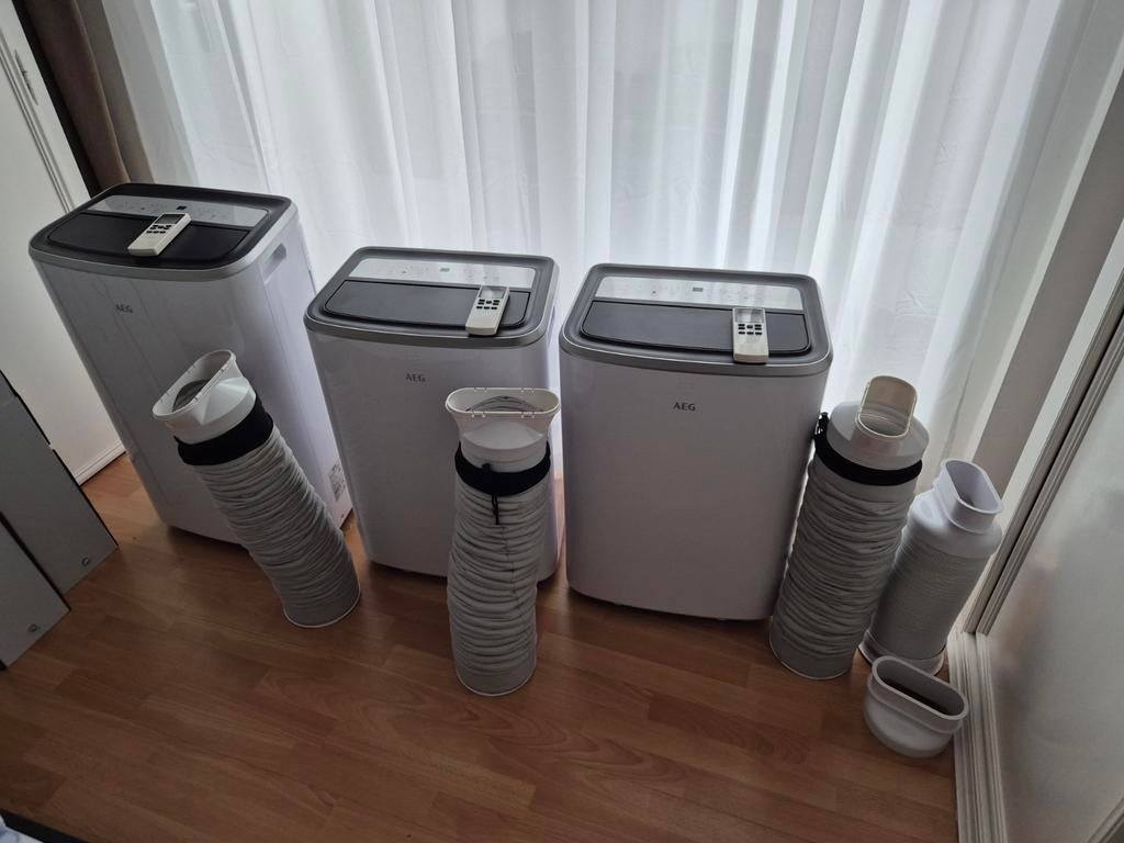 3 climatiseurs clim mobile AEG complets, Electroménager, Climatiseurs, Enlèvement