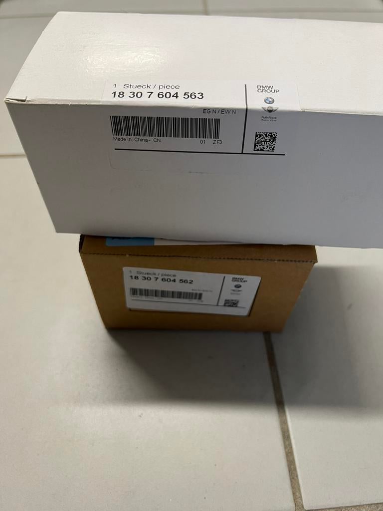 BMW uitlaat sierstuk black chrome E90 E91 E92, Ophalen of Verzenden, Nieuw, BMW