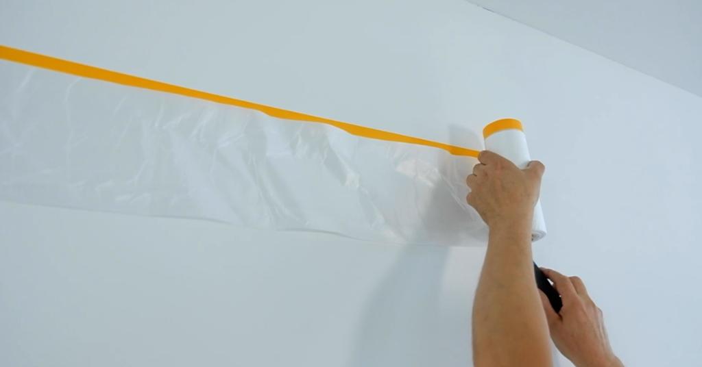 Maskeermateriaal met gouden tape (4x maten), Verzenden, Nieuw