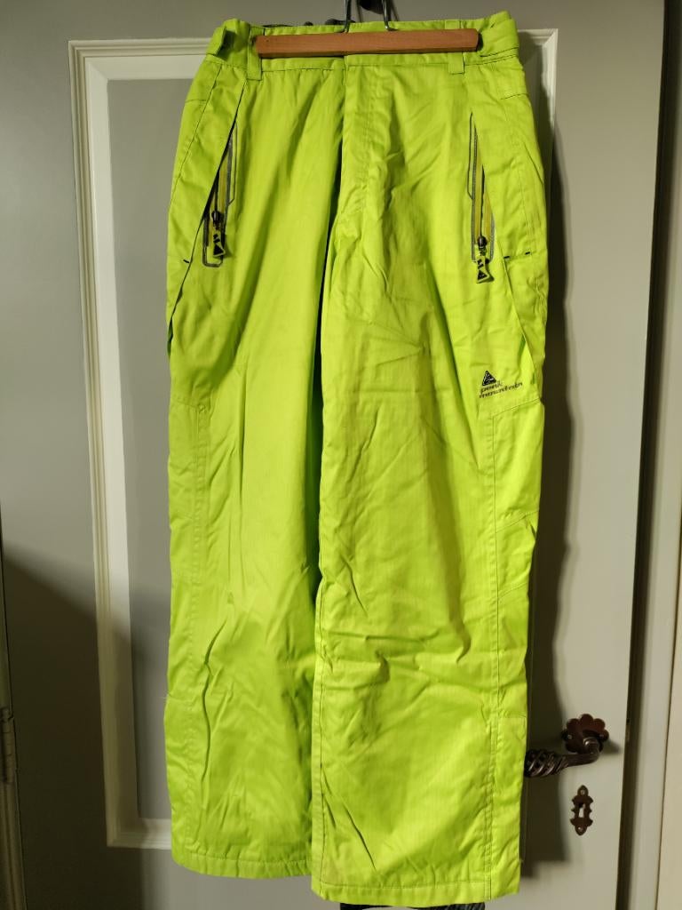 Ski broek, Ophalen, Ski