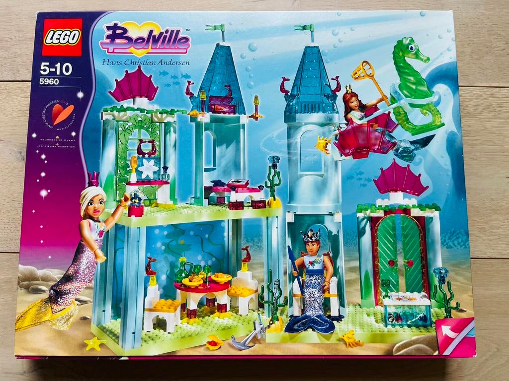 LEGO Belville 5960 : Het Onderwaterkasteel, Ophalen, Gebruikt, Lego
