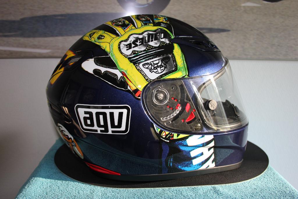CASQUE AGV GP TECH ROSSI MUGELLO LIMITED EDITION, Motoren, Kleding | Motorhelmen, Ophalen, Dames, L, Tweedehands