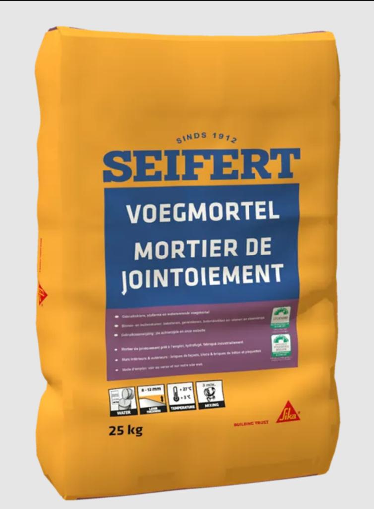 3 sacs de joint brique ROUGE (Seifert 927) 15 x 25kg, Enlèvement, Neuf