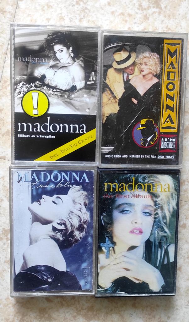 5 Madonna-banden, Gebruikt, 2 t/m 25 bandjes, Ophalen of Verzenden, Origineel