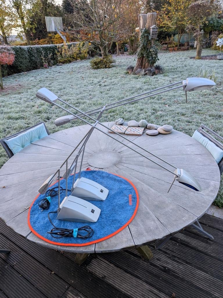 2 design bureaulampen in zeer goede vintage staat, Ophalen, Zo goed als nieuw