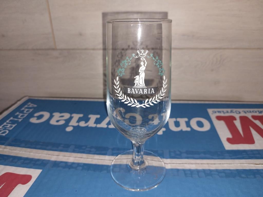 Bavaria verzamel glas, Verzamelen, Biermerken, Ophalen of Verzenden, Zo goed als nieuw, Glas of Glazen, Bavaria