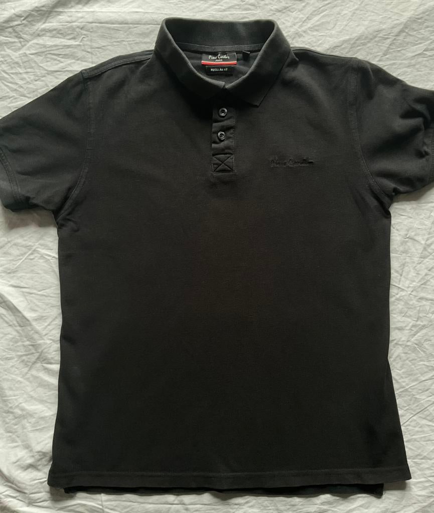 Pierre Cardin, zwarte polo regular fit XS, Ophalen of Verzenden, Gedragen, Zwart, Pierre Cardin