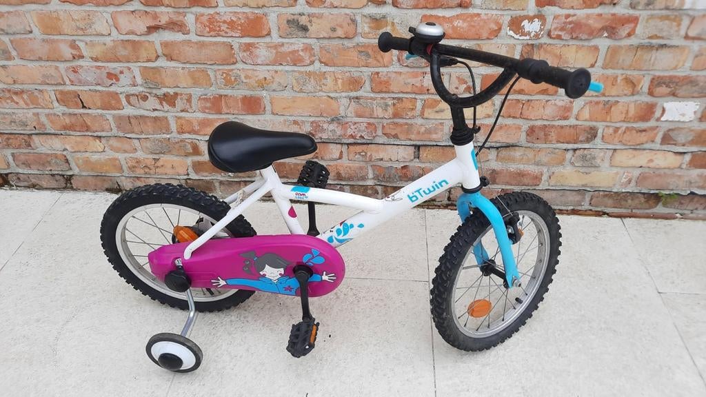 kinderfietsje met steunwieltjes, Fietsen en Brommers, Fietsen | Kinderfietsjes, Ophalen, Gebruikt