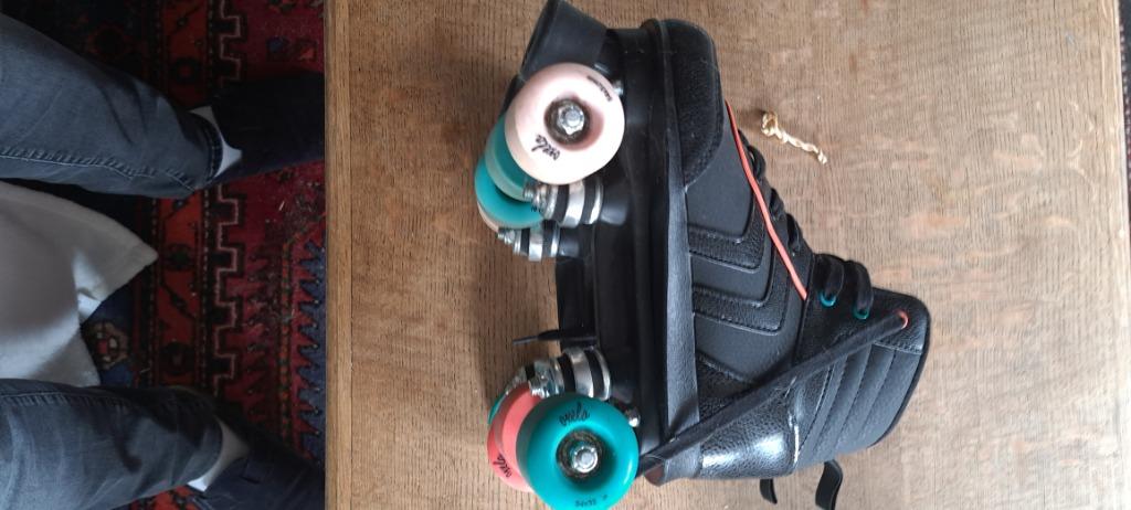Disco rolschaatsen  maat 38, Gebruikt, Dames, Overige typen, Ophalen