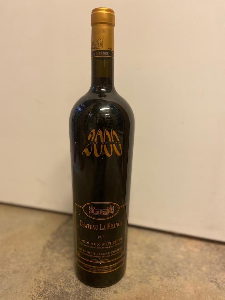 Cuvée de l'An 2000 Château la France 1,5l, Collections, Neuf, Pleine, Enlèvement, Vin rouge