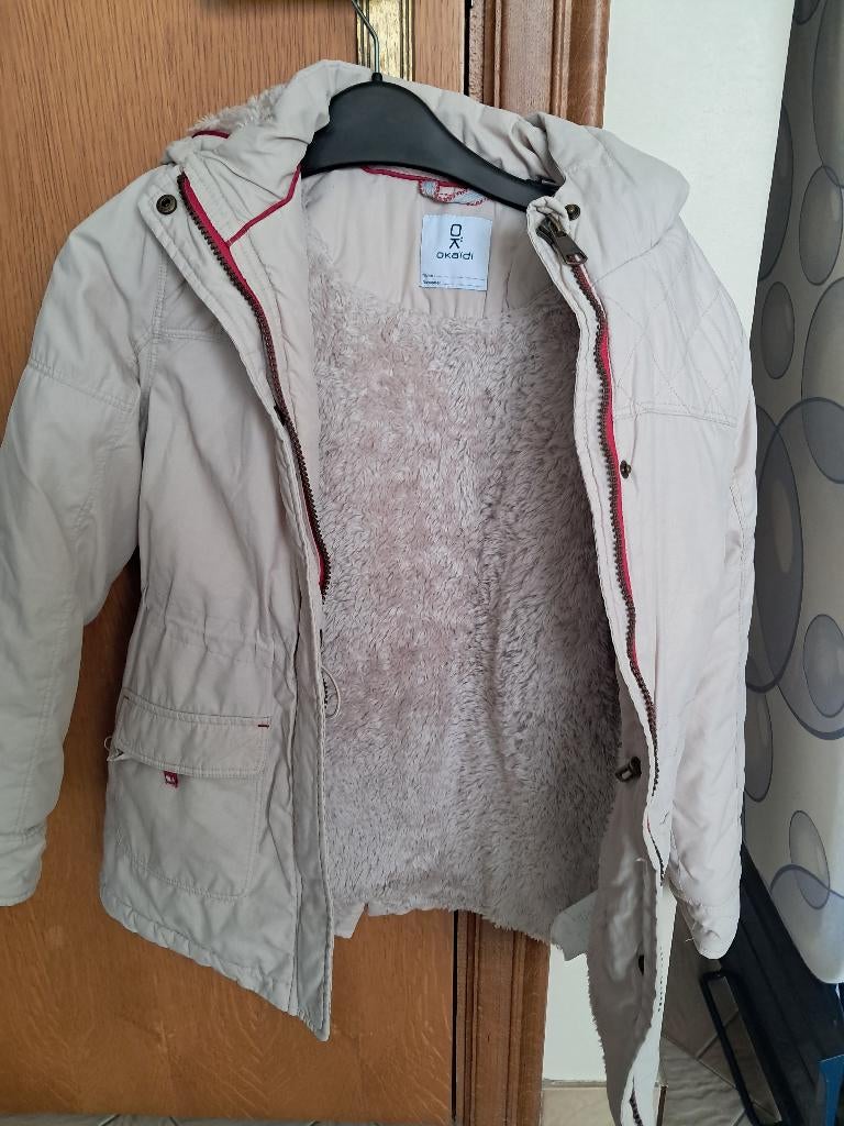 manteau doublé fourrure pour fille de 10 ans, Enlèvement, Fille, Manteau
