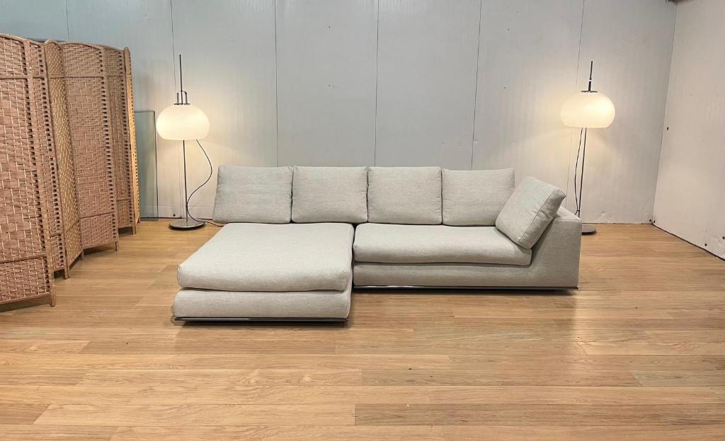 Minotti Hamilton canapé d’angle avec daybed – PN: 19.500 €, Maison & Meubles, Neuf, Quatre personnes ou plus, Bankstel Bank Zetels Sofa Hoekbank Design bank