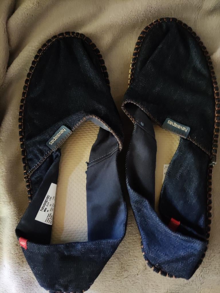 havaianas, blue jeans espadrilles, size: 44, Ophalen of Verzenden, Nieuw