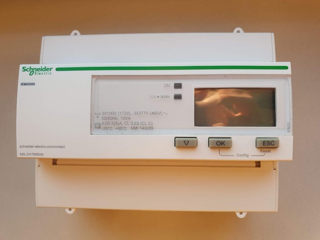 Energiemeter Schneider IEM3300, Ophalen of Verzenden, Zo goed als nieuw, Overige typen