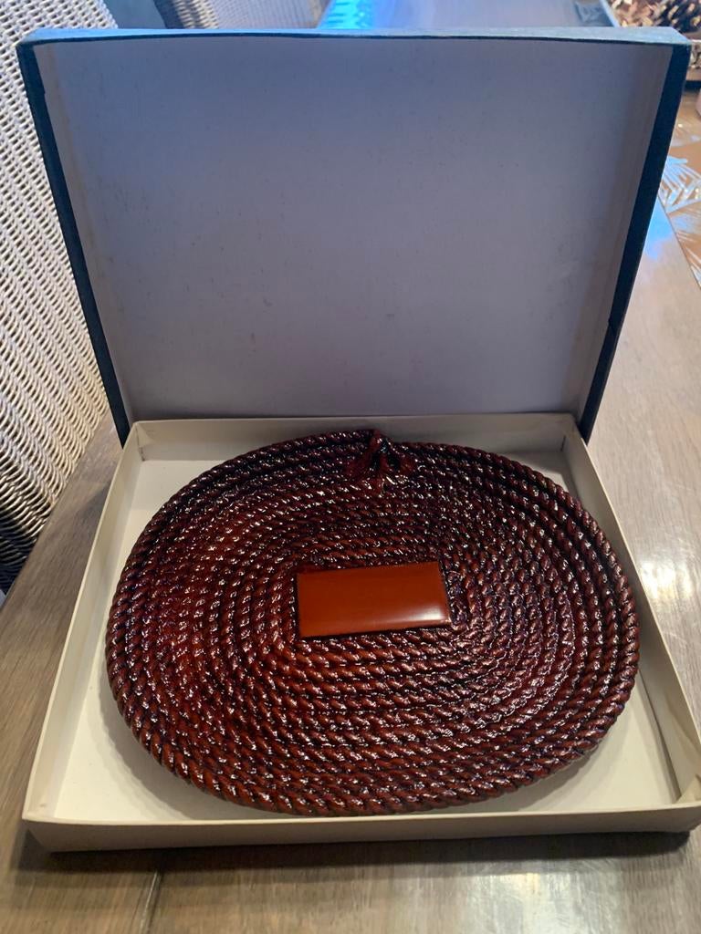 Bol japonais en laque Jōmon de forme ovale en laque Kiso, Enlèvement ou Envoi