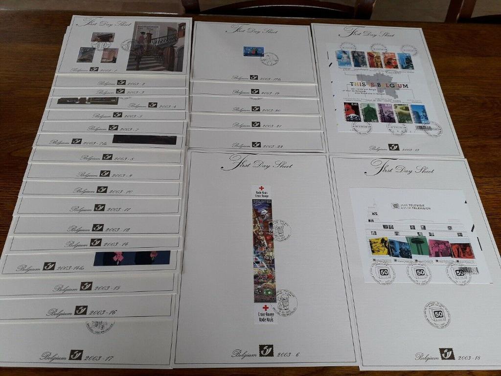 Année 2003 : année complète FDS (25 pièces), Enlèvement