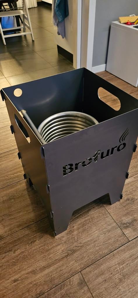 Vuurkorf rvs of cortenstaal met uw logo, Ophalen of Verzenden, Nieuw, Vuurkorf