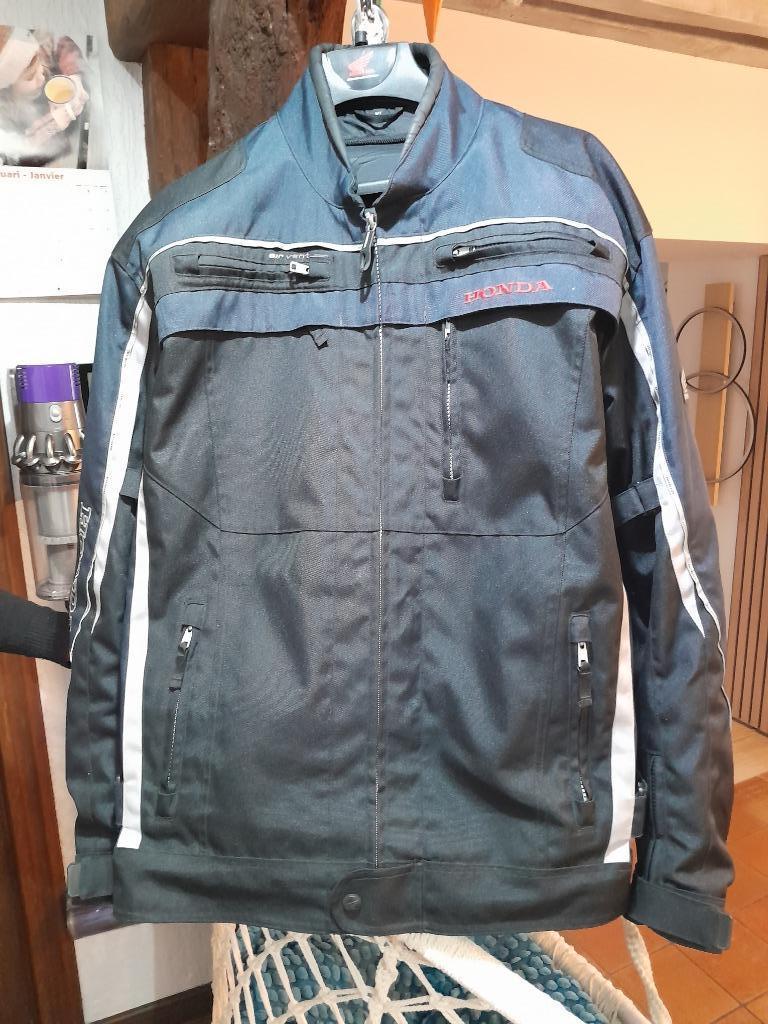 veste moto Honda imperméable., Taille 56/58 (XL), Comme neuf, Enlèvement, Noir