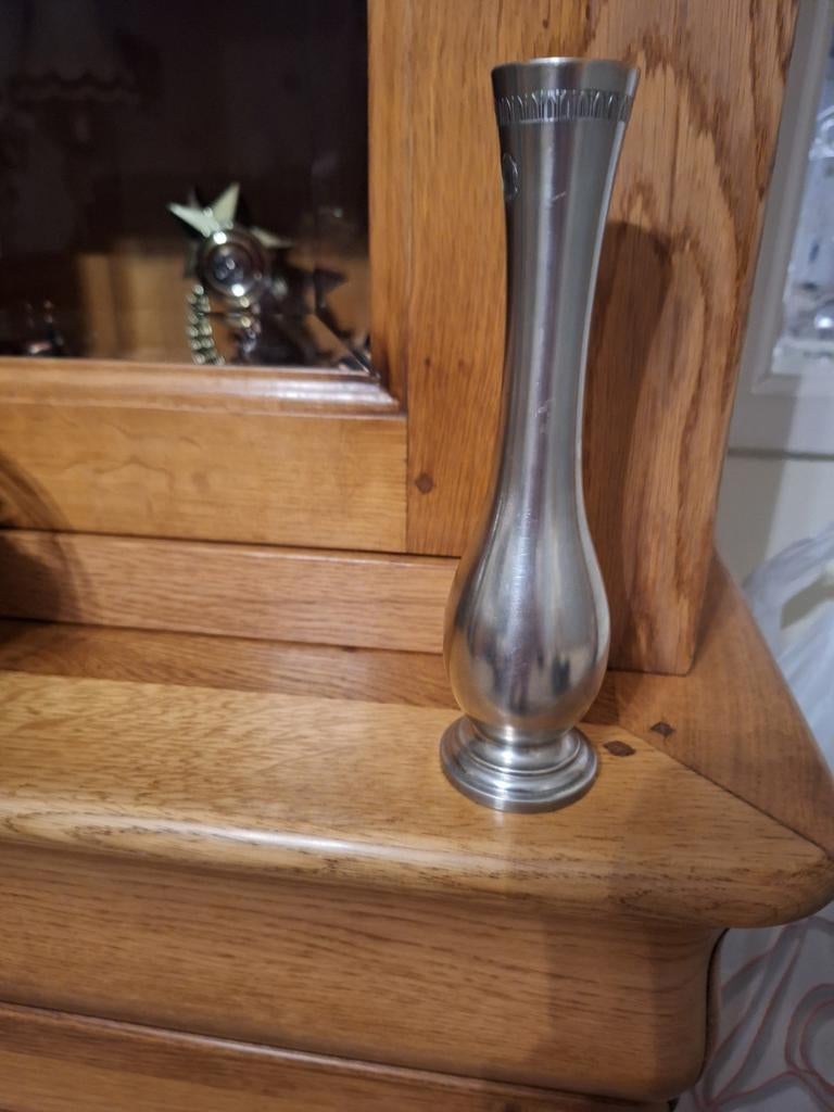 Kleine tinnen vaas, Antiek en Kunst, Ophalen