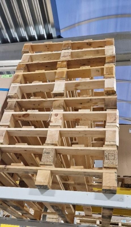 pallet 120 x 80 cm / licht pallet, Ophalen, Gebruikt, Pallet