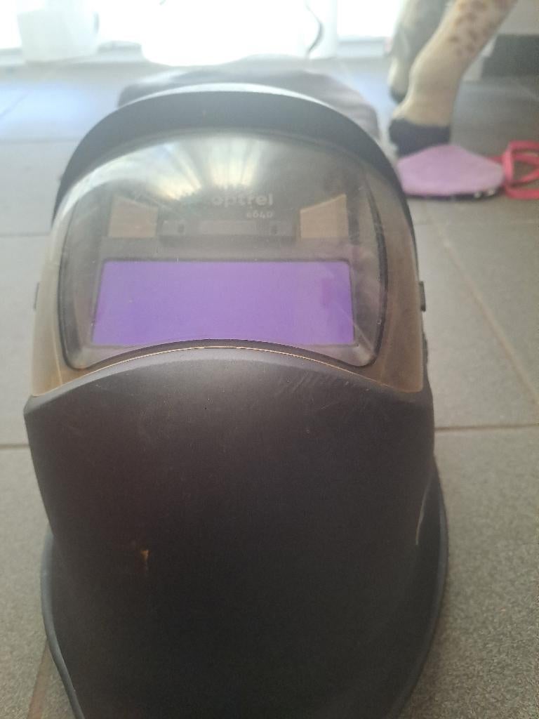 Optrel e640 lashelm, Doe-het-zelf en Bouw, Laskappen, Lasfilter, Ophalen of Verzenden, Gebruikt