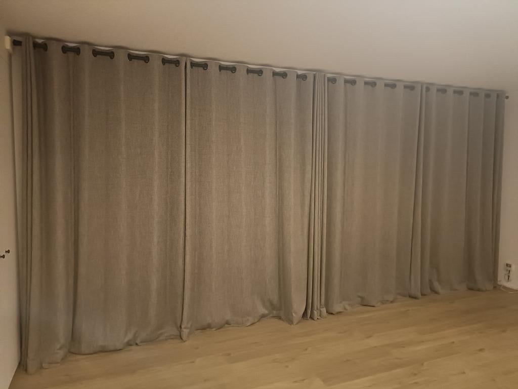 Rideaux en très bon état pour les grandes fenêtres, Maison & Meubles, Enlèvement, Comme neuf