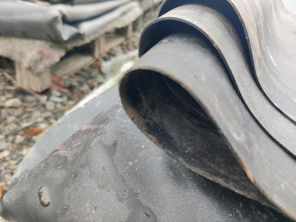 Chute de bâche epdm Firestone de 7,55x1,70m, Jardin & Terrasse, Enlèvement, Comme neuf