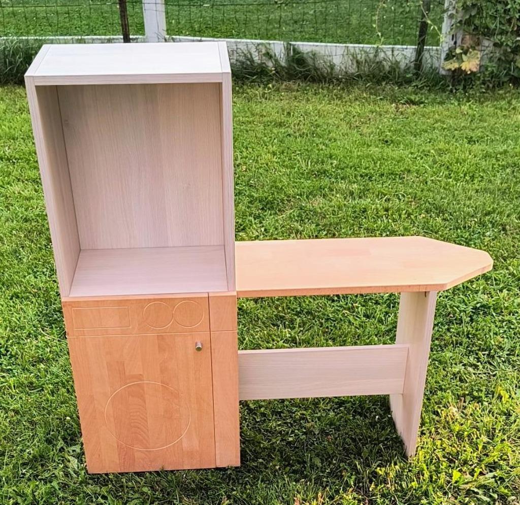 Meuble machine à laver + table de repassage, Enlèvement, Comme neuf