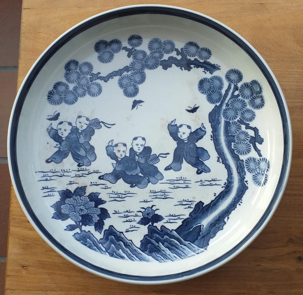 schotel blauw en wit , japans, Ophalen of Verzenden