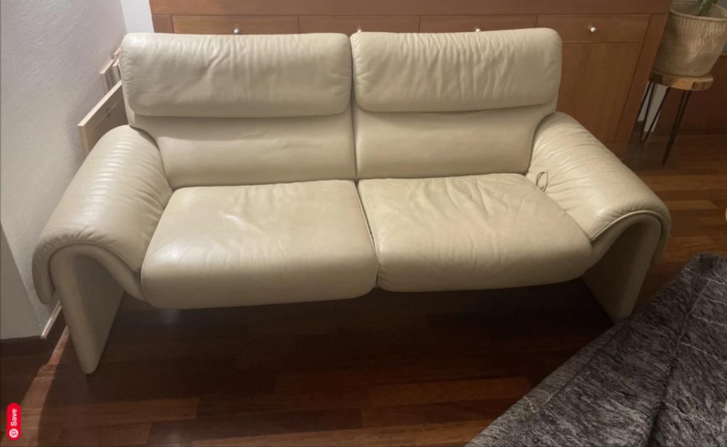 2-persoons zitbank  - de Sede DS-2000, Huis en Inrichting, Ophalen, Gebruikt, 150 tot 200 cm, Tweepersoons