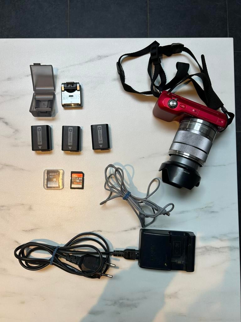 SONY NEX 3 camera + lens 18-55 + extra’s + tas, Ophalen, Gebruikt, 14 Megapixel, Sony
