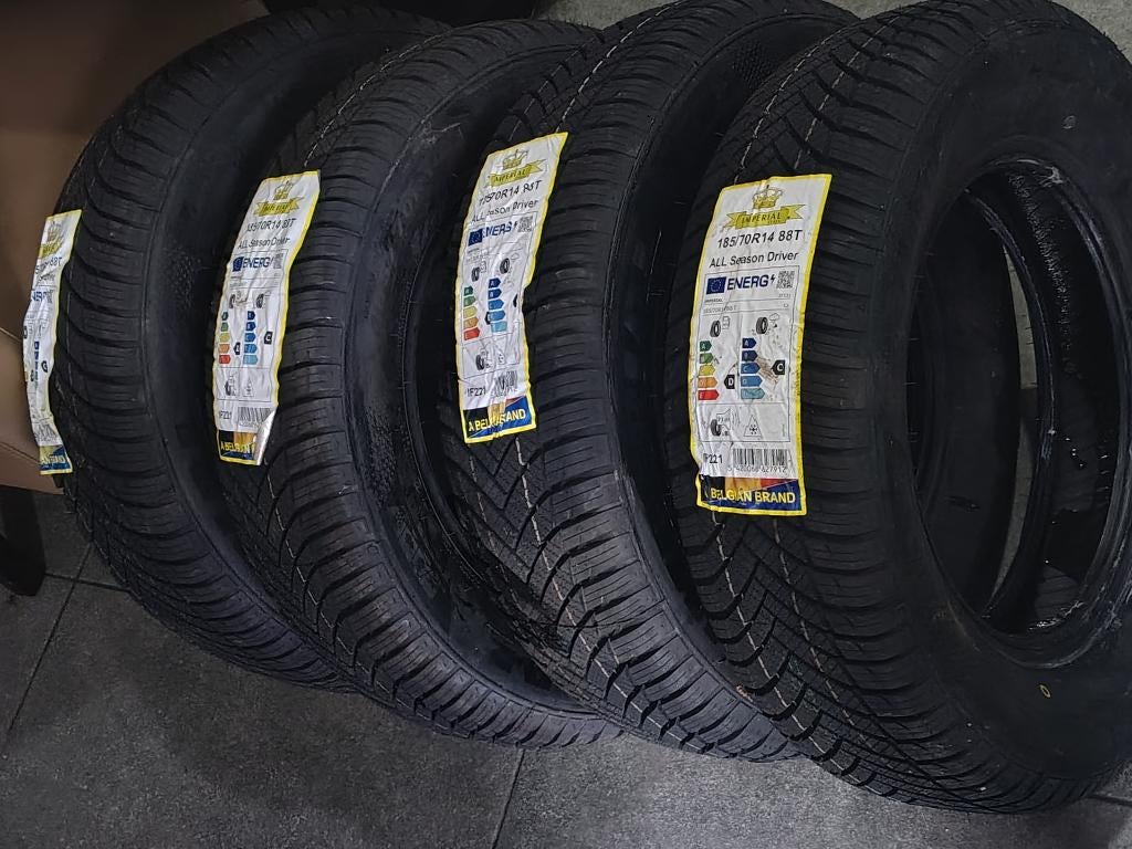 Splinternieuwe all-season banden, Ophalen, 14 inch, Nieuw, 185 mm