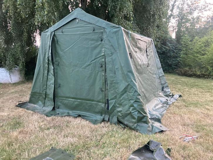 Land rover MK4 9x9 pvc tent, Caravans en Kamperen, Tenten, Ophalen, Gebruikt