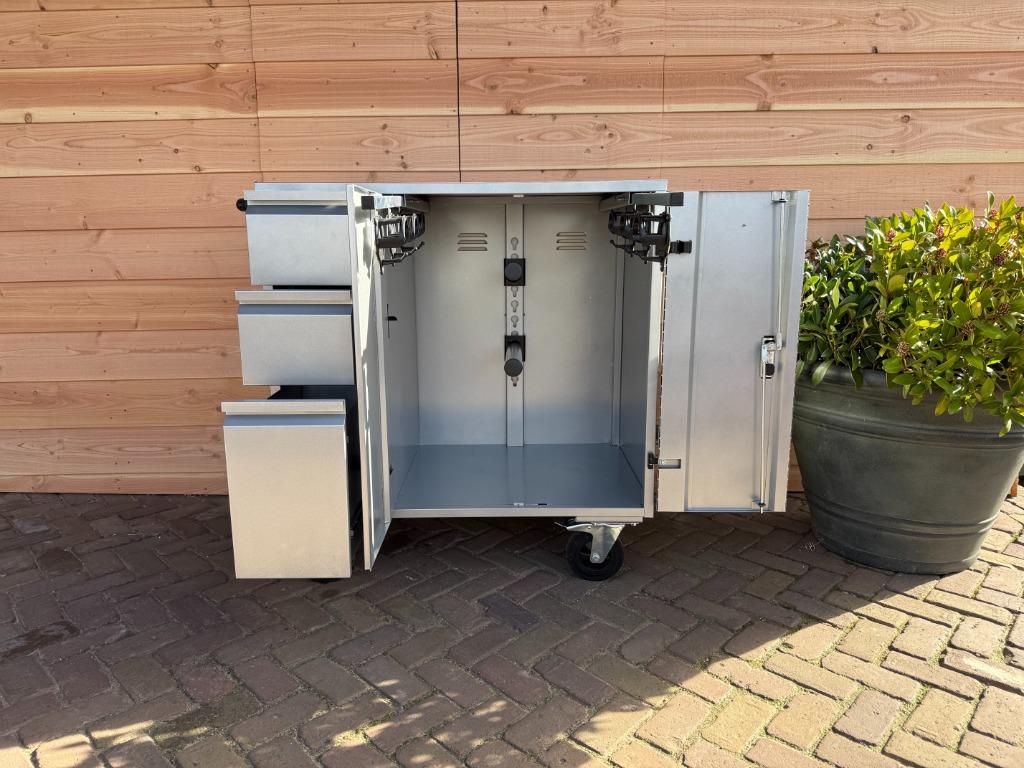 MIDI ECONOMY 160 ZILVER Alfako Concourskast | zadelkast, Dieren en Toebehoren, Paarden en Pony's | Zadels, Nieuw, Overige soorten