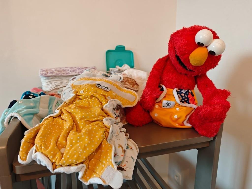 Ensemble complet de couches lavables, Enfants & Bébés, Enlèvement ou Envoi, Comme neuf, Autres types, Autres marques