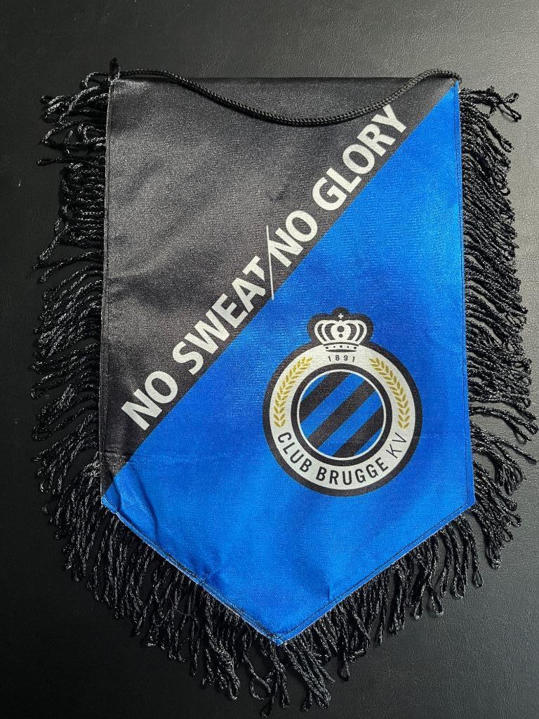 Fanion FC Bruges 32x20cm, Collections, Envoi, Neuf