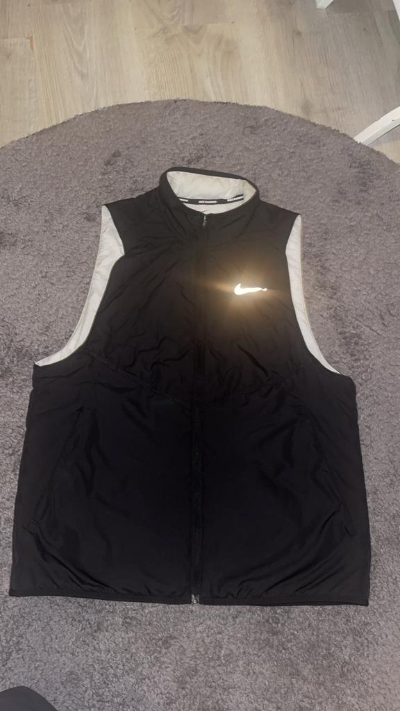 Bodywarmer, Ophalen, Wit, Nike, Korte mouw