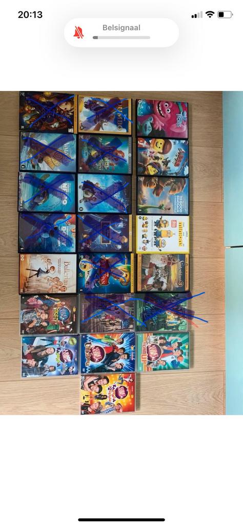 Dvd’s kinderfilms en musicals, Enlèvement, Comme neuf