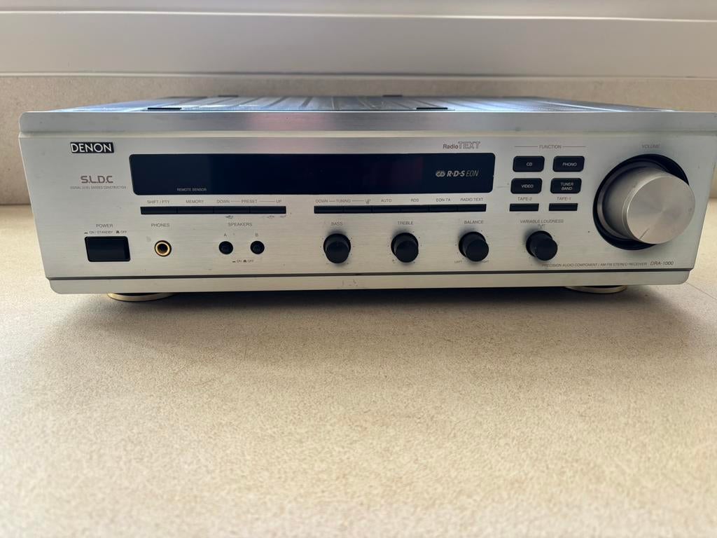 Denon DRA-1000 stereo versterker-receiver, Audio, Tv en Foto, Versterkers en Ontvangers, Ophalen, Gebruikt, Denon, 60 tot 120 watt