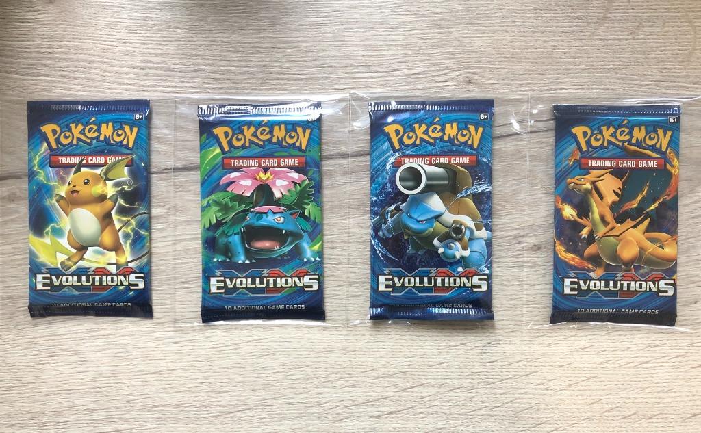 XY Evolutions booster pack Pokemon - full art set - sealed!, Hobby en Vrije tijd, Verzamelkaartspellen | Pokémon, Ophalen of Verzenden