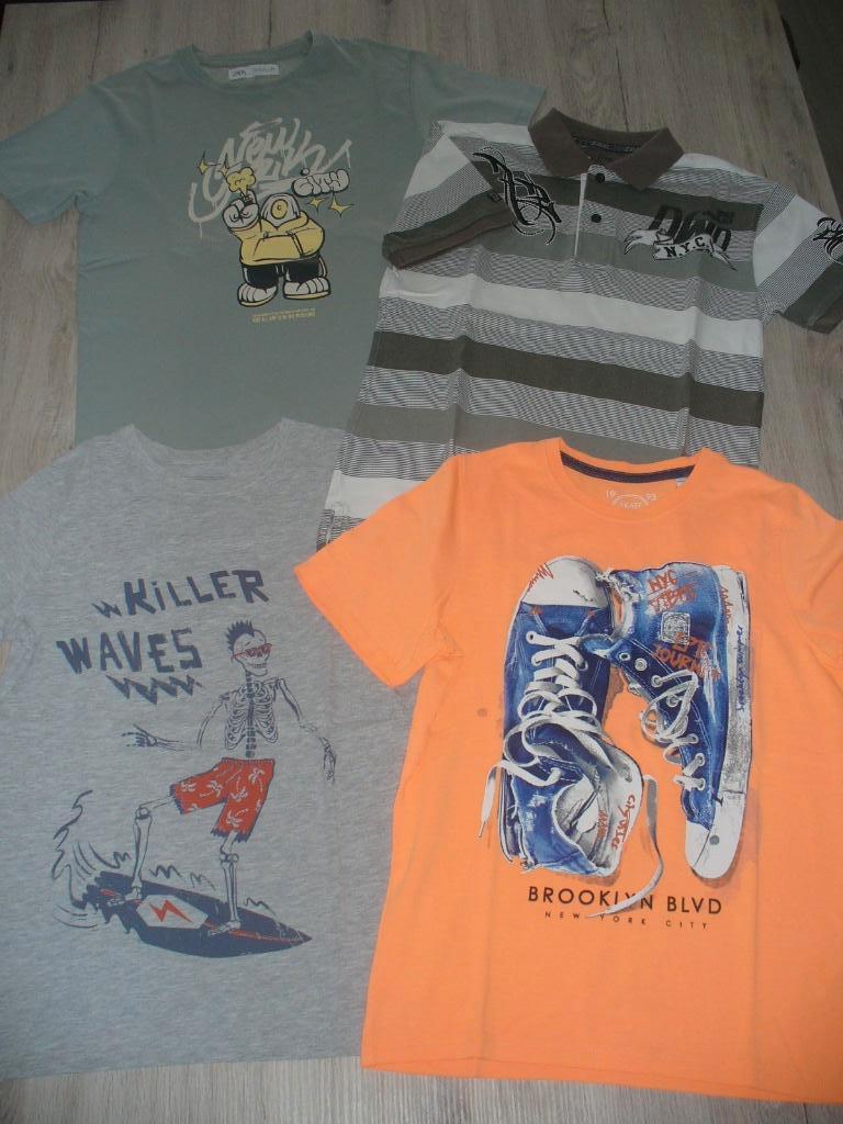Setje T-shirts maat 146 - 152, Kinderen en Baby's, Kinderkleding | Maat 146, Gebruikt, Ophalen of Verzenden, Jongen, Zara