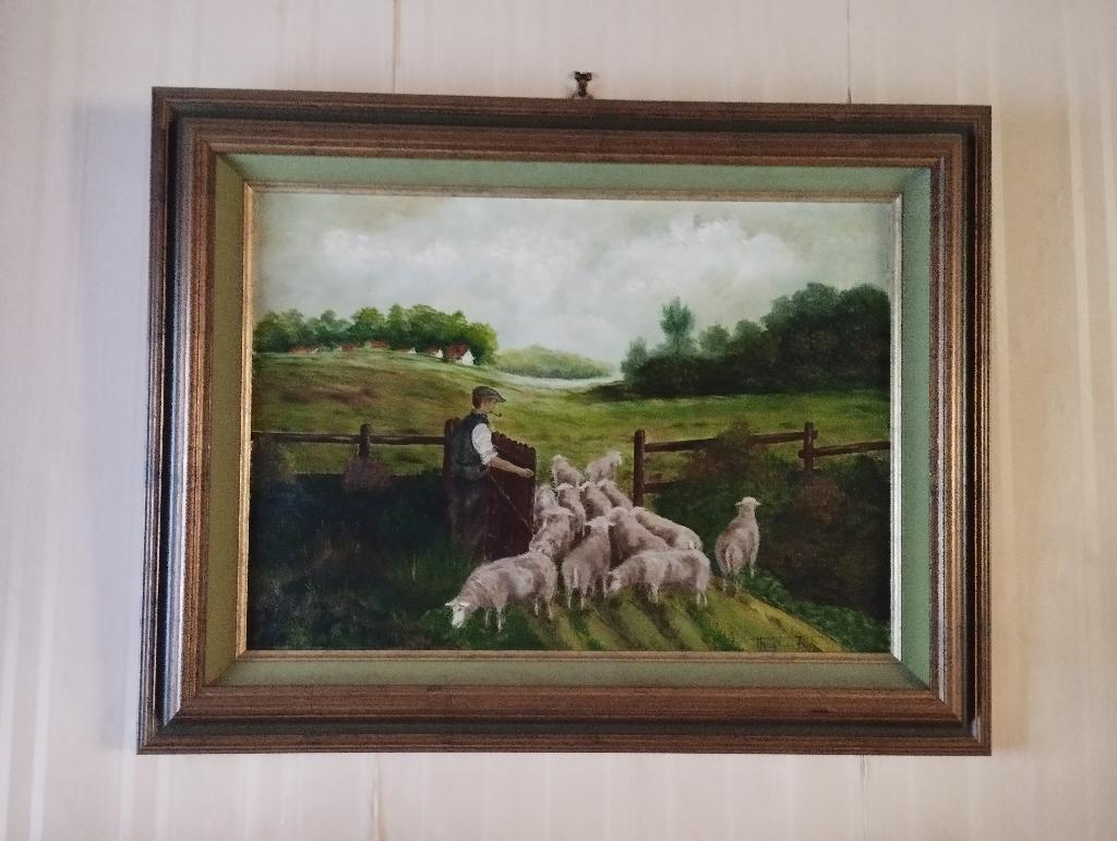 Schilderij op doek van R. Thuytie, Ophalen