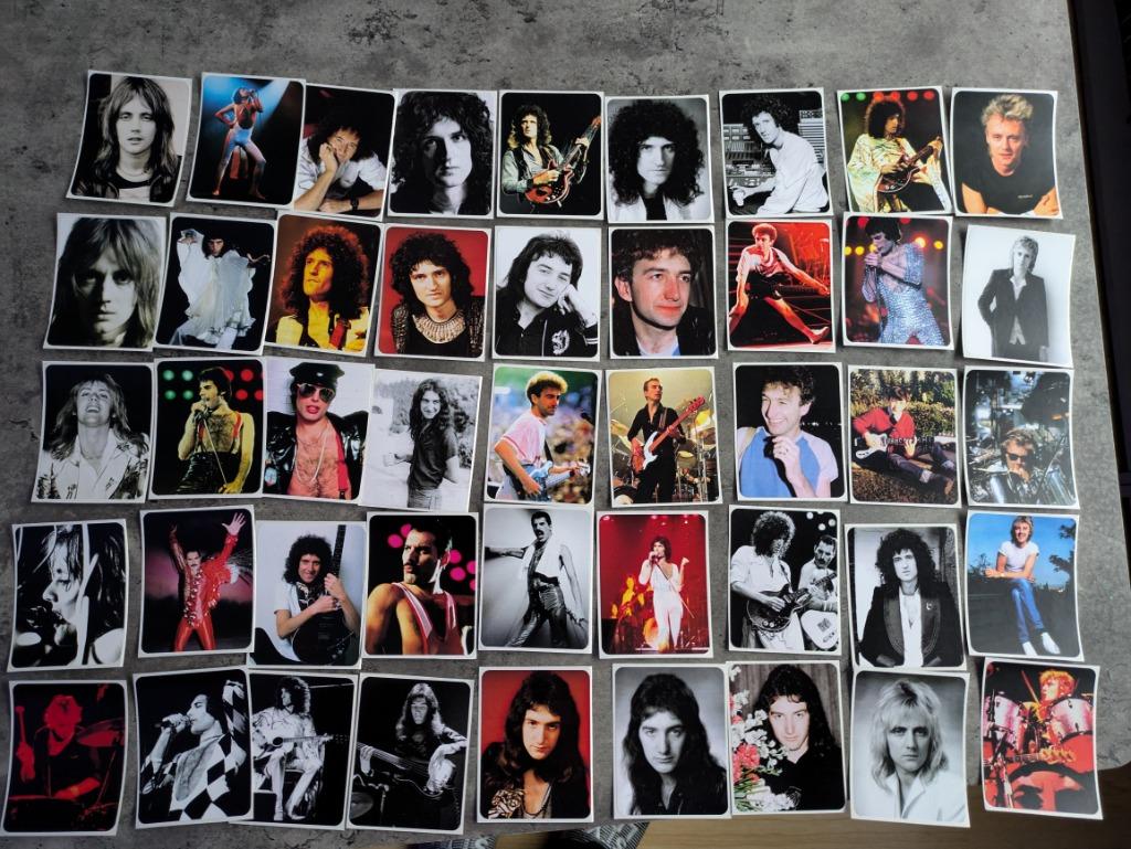 QUEEN . FREDDY MERCURY STICKERS 45X  SPLINTERNIEUW, Verzenden, Nieuw