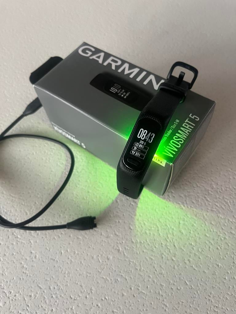 Garmin Vivosmart 5, Fietsen en Brommers, Fietsaccessoires | Fietsverlichting, Ophalen of Verzenden, Zo goed als nieuw