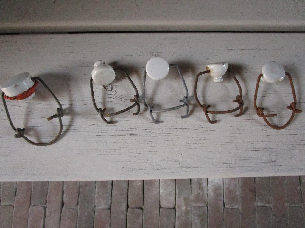 oude porselein stoppen en flessen, Ophalen of Verzenden, Gebruikt, Flesje(s)