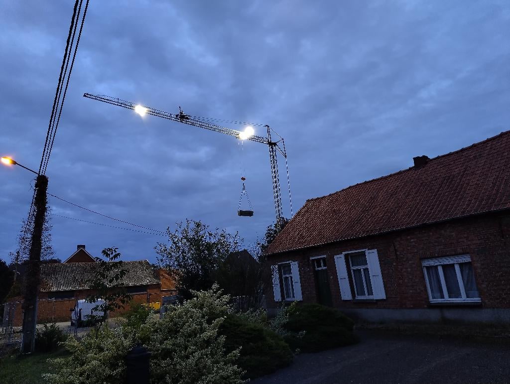 Dalbe snelopbouwkraan, torenkraan, bouwkraan, Ophalen, Gebruikt