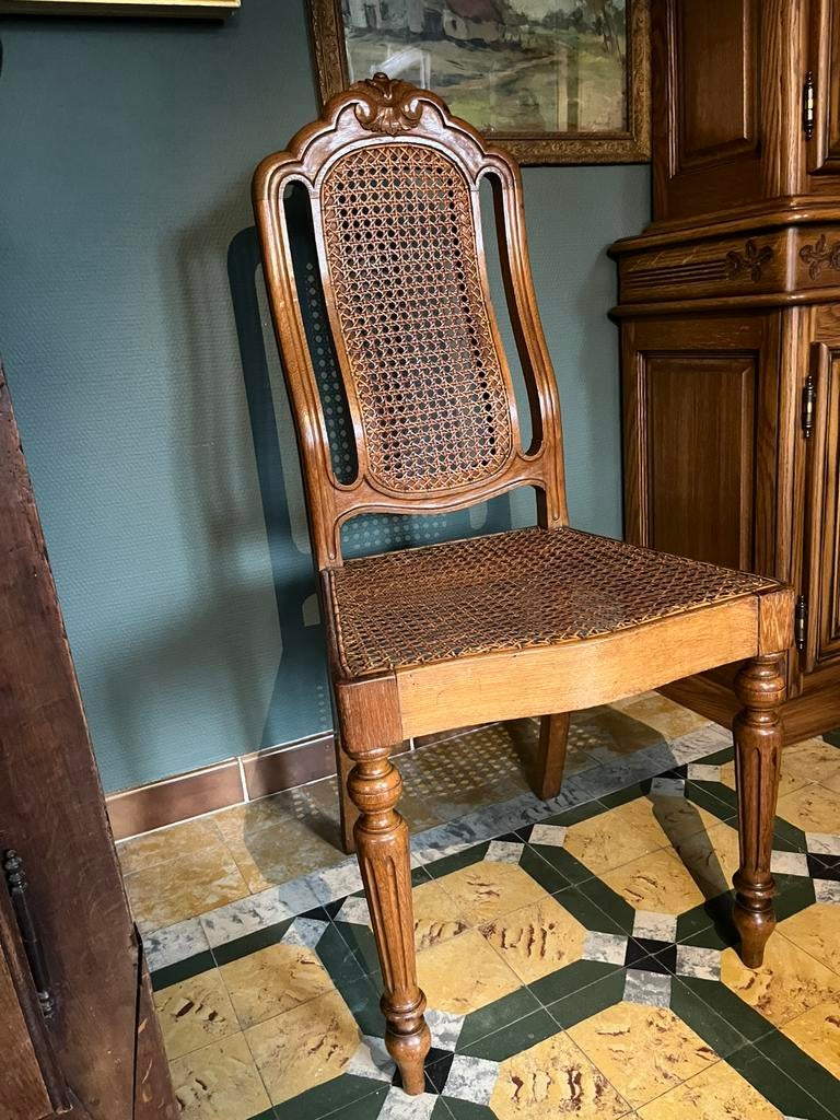 Antieke stoel LOUIS XV- stijl, Antiek en Kunst, Ophalen of Verzenden