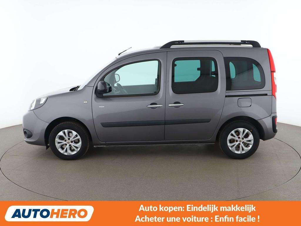 Renault Kangoo 1.2 TCe Energy Limited (bj 2017), Auto's, Voorwielaandrijving, Stof, Zwart, Overige carrosserie