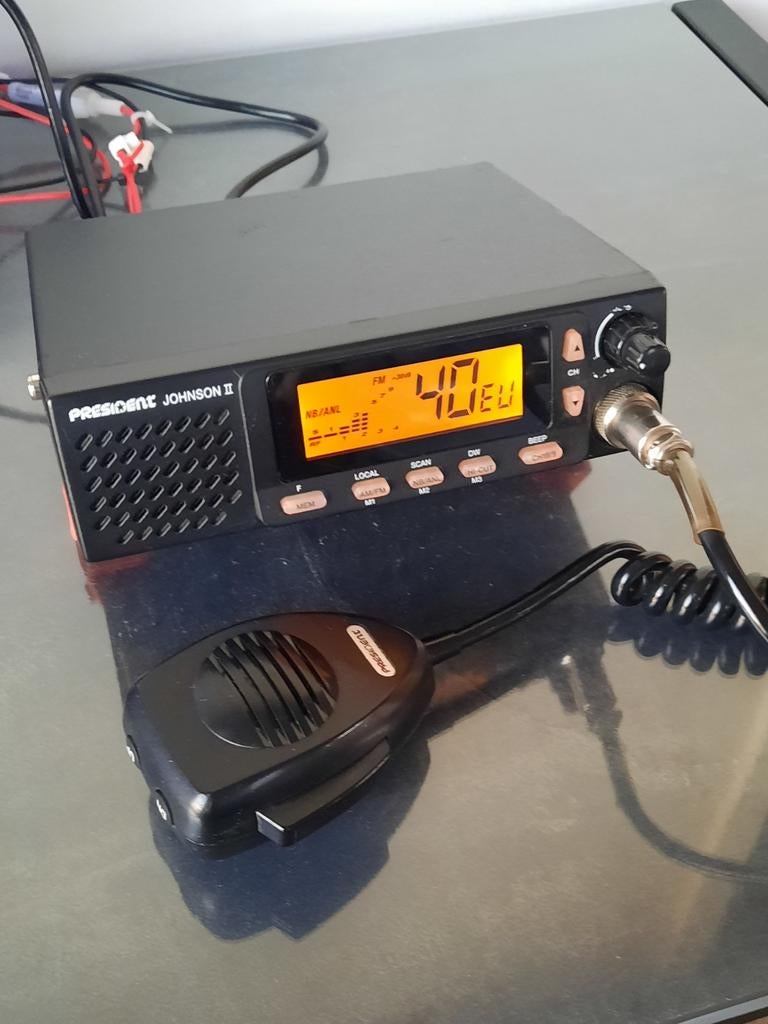 Émetteur-récepteur CB [27 MHz]. Marque >President Type >John, Enlèvement ou Envoi, Comme neuf, Émetteur et Récepteur