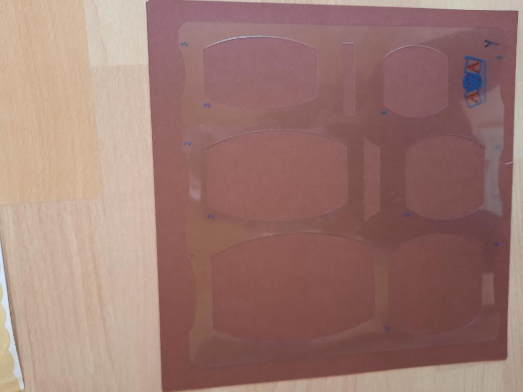 Azza gabarits, Hobby & Loisirs créatifs, Scrapbooking, Enlèvement, Utilisé, Autres types, Autres marques